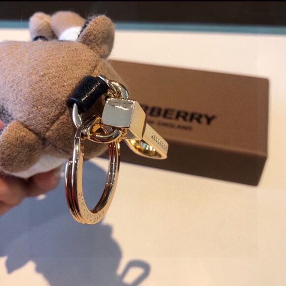 NWT Burberry Bear Rare Keychain Charm w/Box